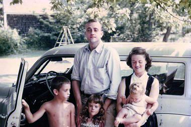 Kurt Vonnegut and his family 1955. Unknown author. Unknown; Copyright held by Edie Vonnegut